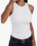 VIVID VIZIONS™ Racerback High Neck Tank Top